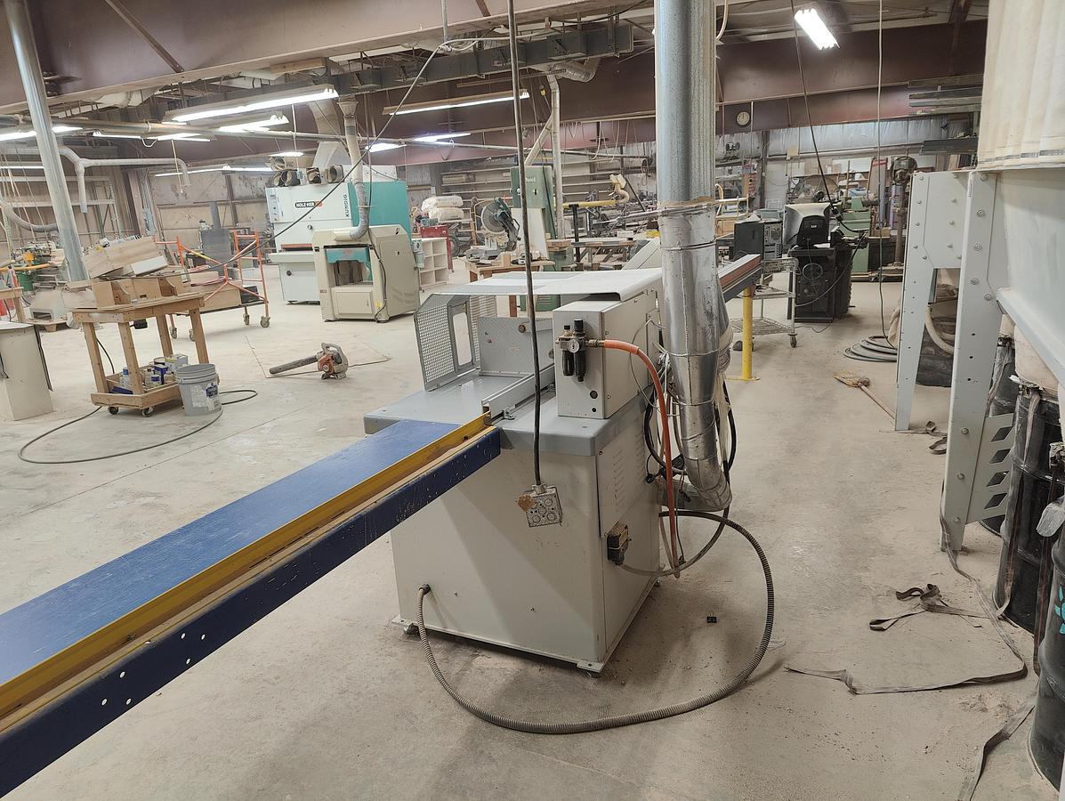 Used Stromab TR450 Upcut Saw With Tigerstop TS10 Digital Stop w/optimizing