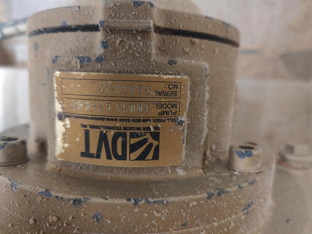 Used Decker Vacuum Pump, 2002, Model VMX0552KA-00, Just removed from service, to be cleaned, checked