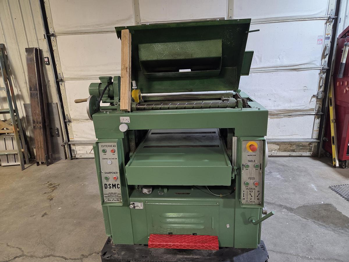 Refurbished Unitronex / Fortis 24", 3PH, DSMC-63 Planer, 10" Thickness Capacity, Refurbished with new electricals, new knives, New grease lines/zircs, Repainted