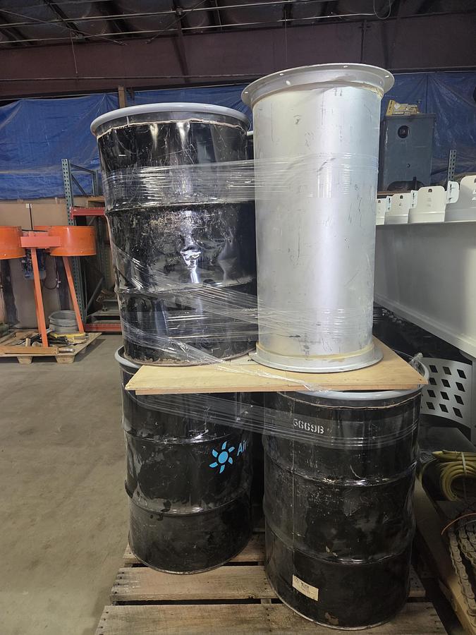 Used Aireworks FX-25-8000 Dust Collector, 25HP, 8,000 CFM, 20 Upper Filter Bags, 5 Lower Collection Bags, Cleaned, Checked