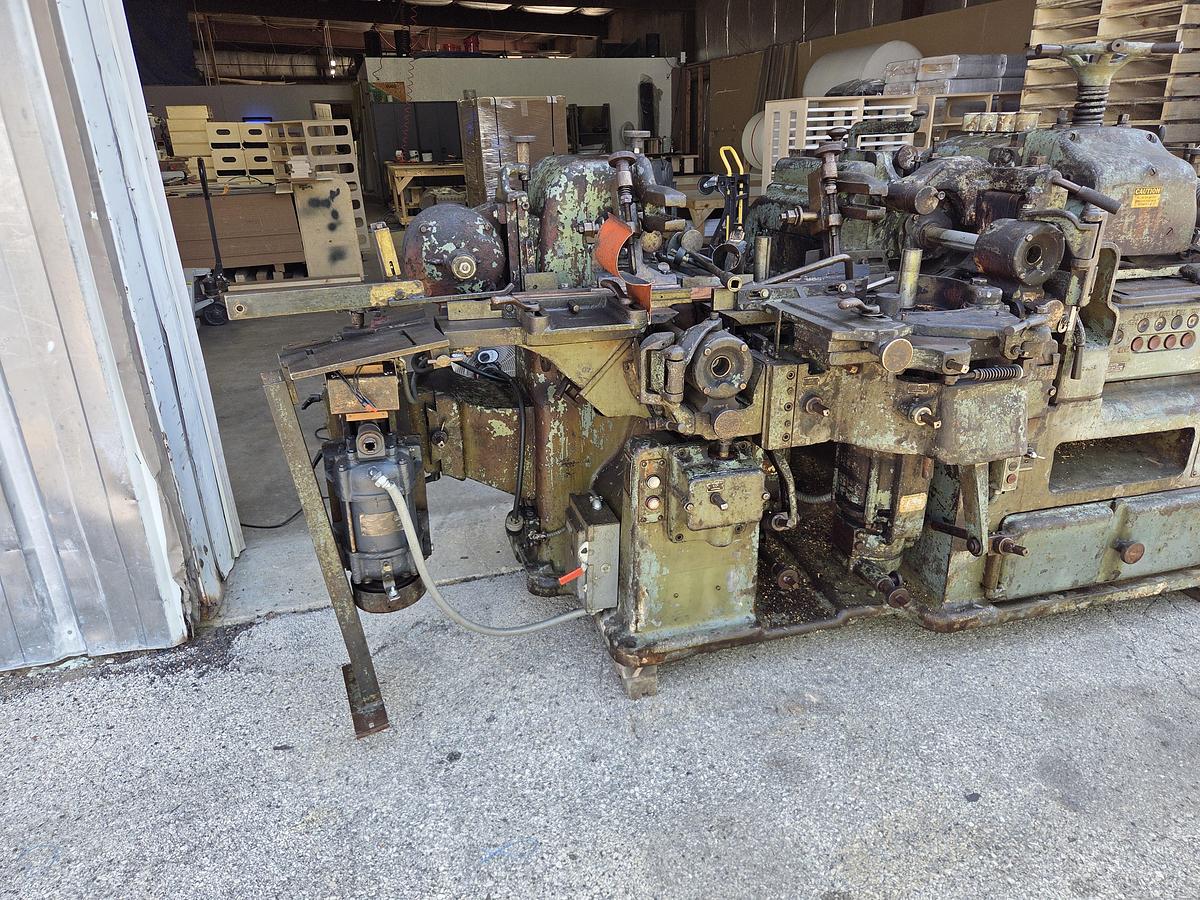 Used Mattison 276 Moulder,  6" x 4" Cap., 4 Head, Top, L, R, Bottom, 2 Additional Arbors Side / Top on machine, Hopper feed, 230V, 3PH