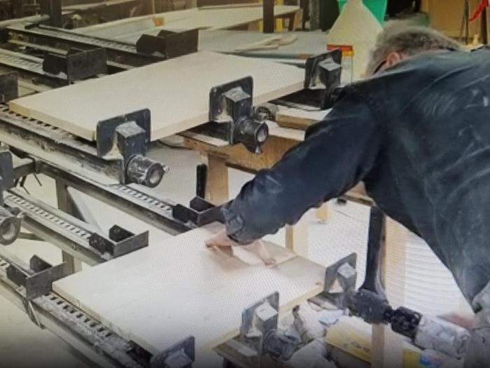 Used Doucet WR-6 16' Clamp Rack, Coming to Warehouse Soon