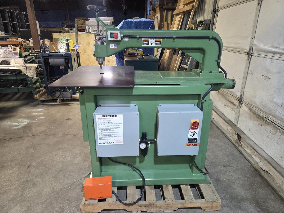 Used CR Onsrud Inverted Pin Router, 36210, 1996, 10HP, 3PH, Cleaned, Checked, Great Cond.