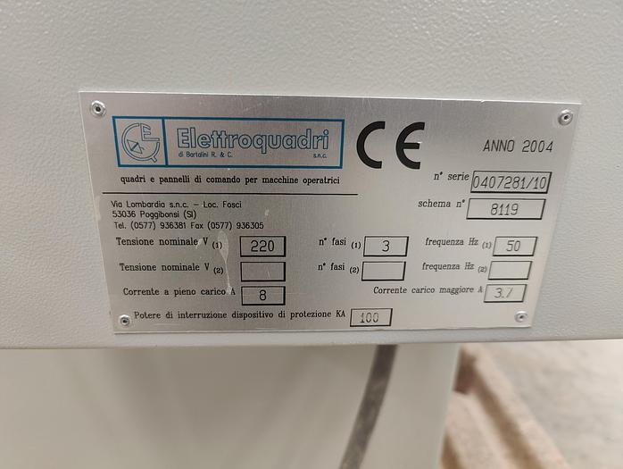 Used Omec 750 Dovetailer, 2004, Coming To Warehouse Soon, To Be Cleaned, Checked