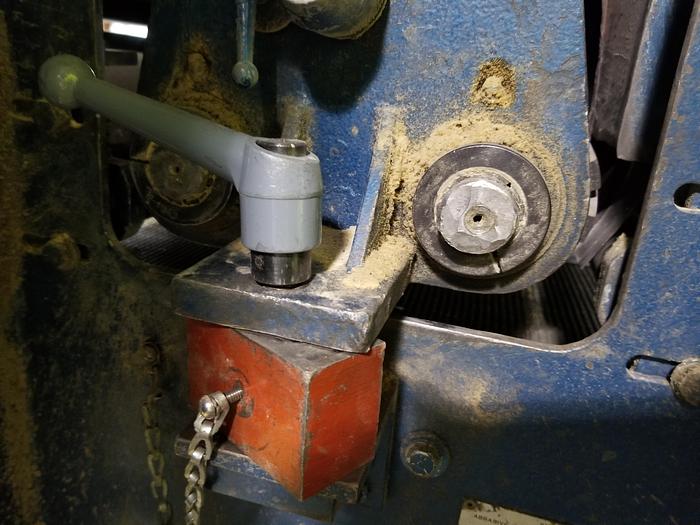 Used AEM 37 Inch 1 Head Sander, 3PH, Model 370 NB HD CH, Needs Rebuilding, Broken or missing parts