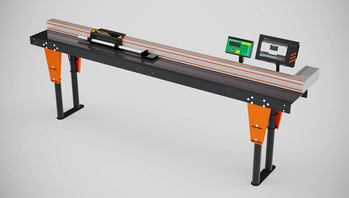 TigerStop 10’ 110V Automated Stop Positioner and Material Pusher TS10