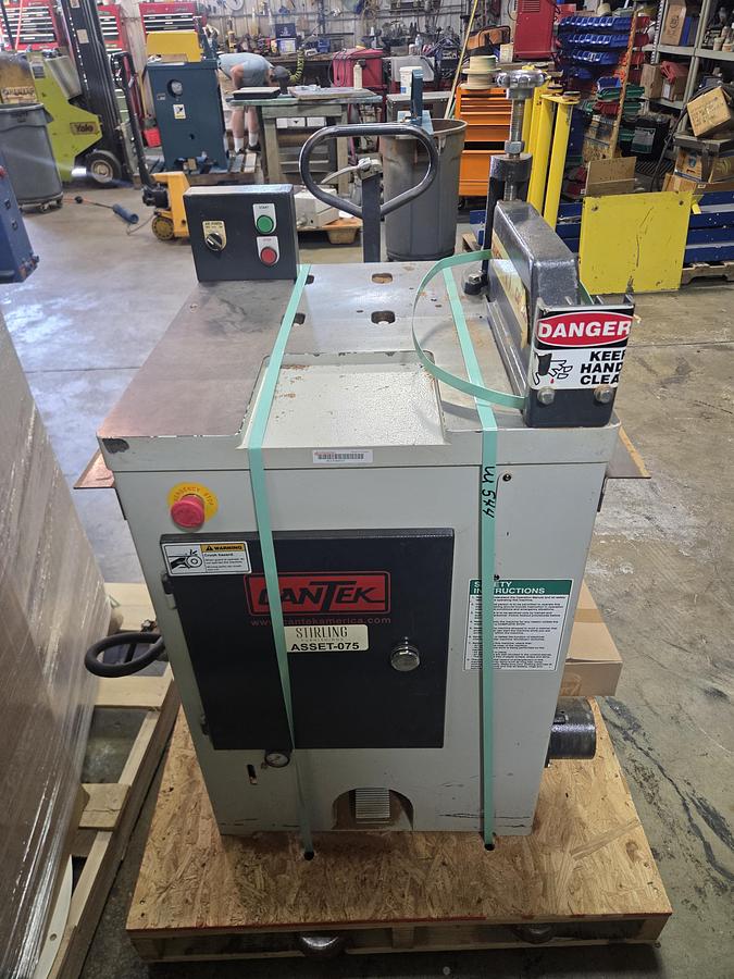 Used Cantek PCS14, 14″ Blade Capacity PNEUMATIC CUT-OFF SAW, "2 x 9" Cut Capacity, 5HP, 230V, 3PH