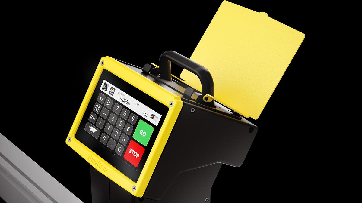 SawGear Touch 8’ Capacity Automated Digital Stop Positioner, 110V, 1PH