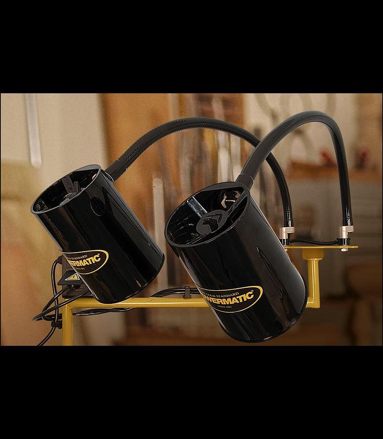 Used Powermatic 4224B Lathe with Lamp Kit 1794224K, 3HP, 220V, 1PH, 24 x 42 Capacity