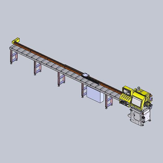 Pat Mooney Saws PMI-CNC 18 MDS Automatic Upcut Sawing Center, 7.5HP, 4.3 x 11.8 Sawing Cap, Pushfeed, Touchscreen Controls