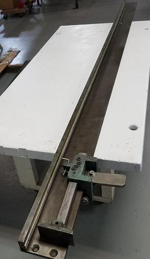 Refurbished Pistorius Heavy Manual Quick Adjusting Stop and Rack Metal Ledge, L to R Orientation