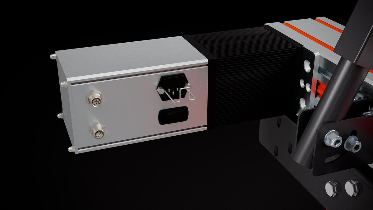 TigerStop 10’ 110V Automated Stop Positioner and Material Pusher with Table Package TS10-PKG