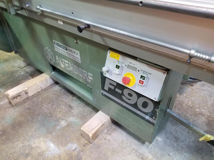 Used Altendorf F90, 1987, Cleaned, Checked, 10ft Capacity, 3PH