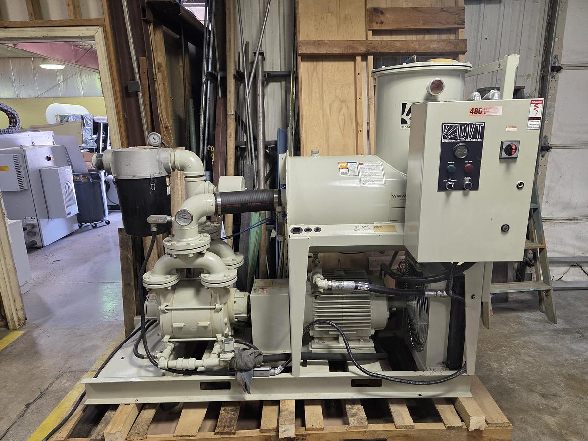 Used Dekker Vacuum Pump, Cleaned Checked, Hose Repaired