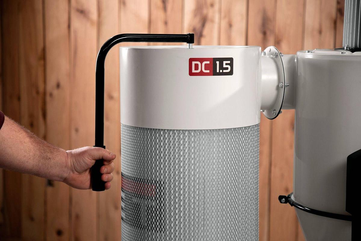 2026 JET JCDC-1.5 Cyclone Dust Collector, 1.5HP, 115V