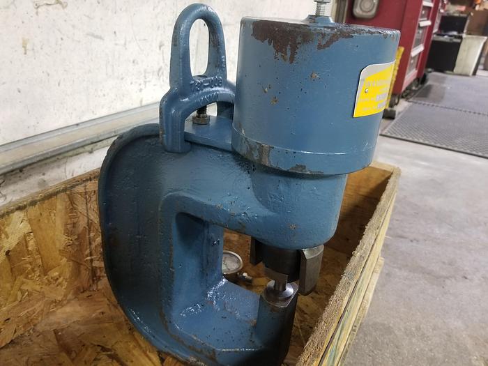 Used Whitney 731 Portable Punch Press Hydraulic Ram, no pump, cleaned, checked