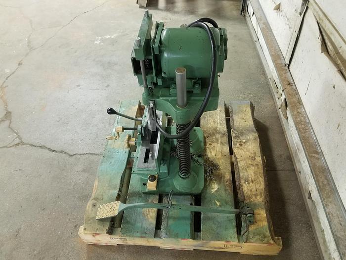 Used US Cutting Chain Co. Heavy Cast Iron US Made Bench Mount Chain Mortiser