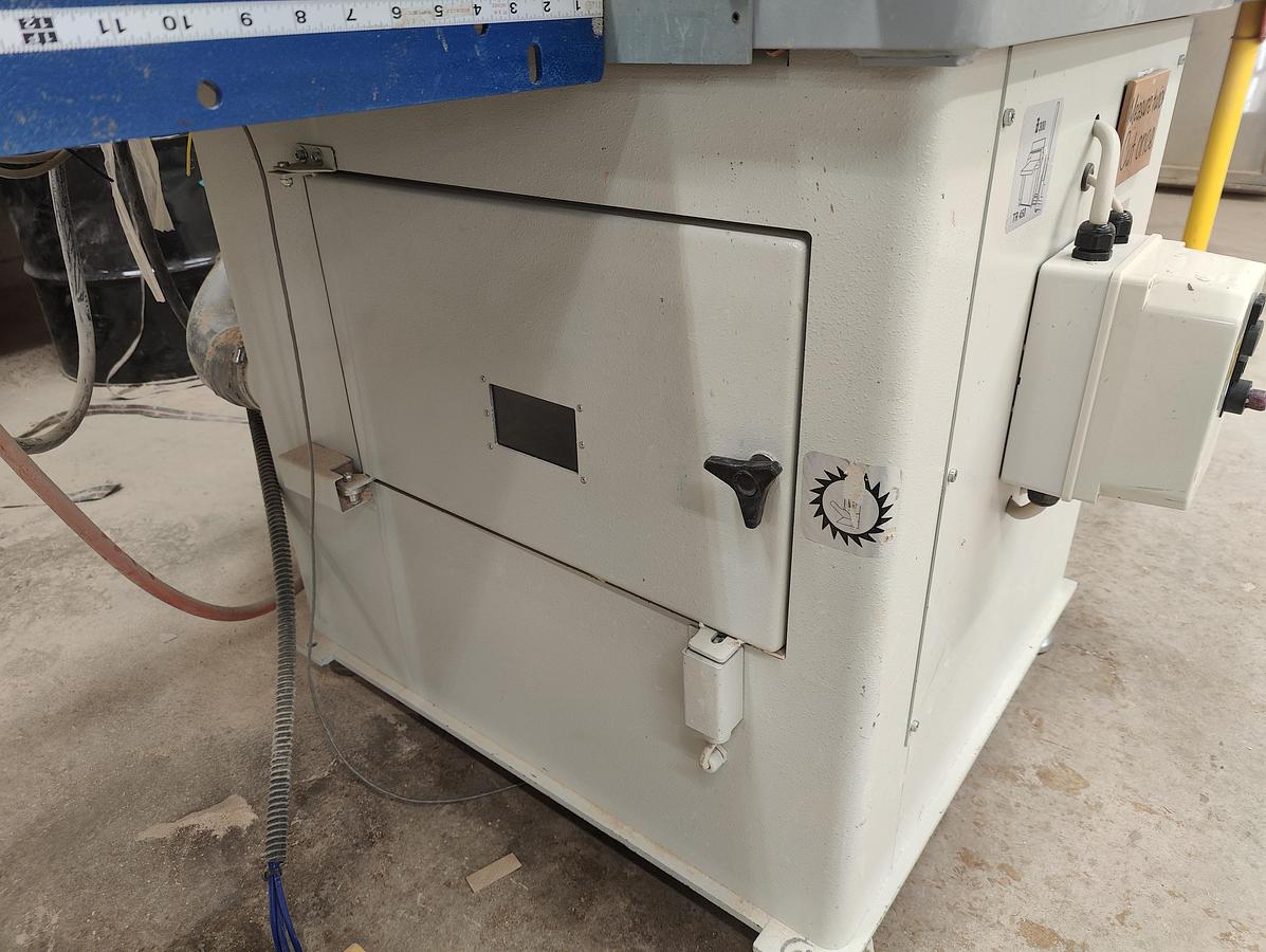 Used Stromab TR450 Upcut Saw With Tigerstop TS10 Digital Stop w/optimizing