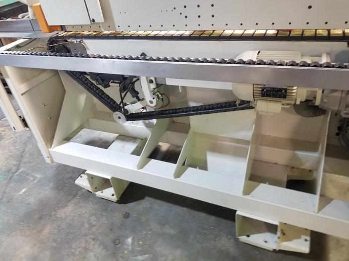 Used Olimpic K 201 HF A Edgebander, 2004, .4-3mm Band/Strip Capacity, 230V, 3PH, Cleaned, Checked