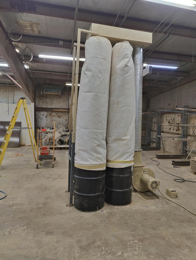 Used Murphy Rodgers MRT-10A, 7.5HP Dust Collector, Plenum, Bags, 3PH