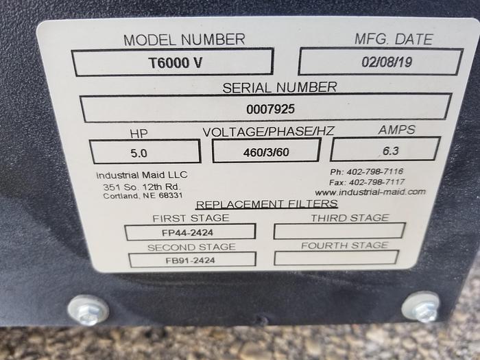 Used Industrial Made T6000 Air Cleaning Units 
