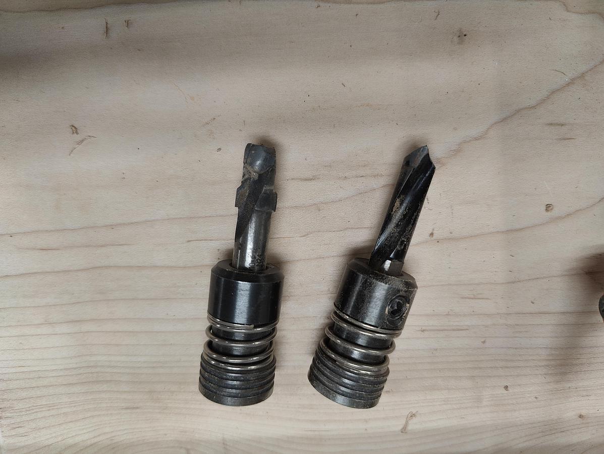 Used Grass Eco Press P Hinge Boring, Insertion Machine, 1998, 2HP, 220V, 3PH, Cleaned, Checked, Very Good Cond.