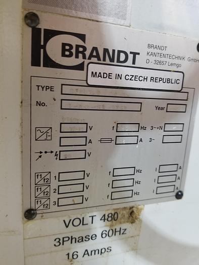 Used Brandt KD56 Edgebander, 0.4-3mm Coil/Strip Cap., 2002, Cleaned, Checked