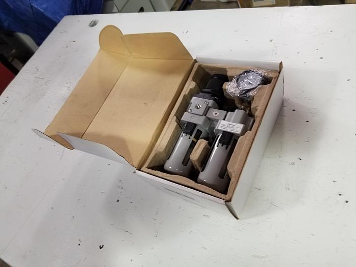 Pistorius Filter Regulator Lubricator (FRL) with 3/8" NPT inlets, 150PSI Max. For MN, EMN Series Saws