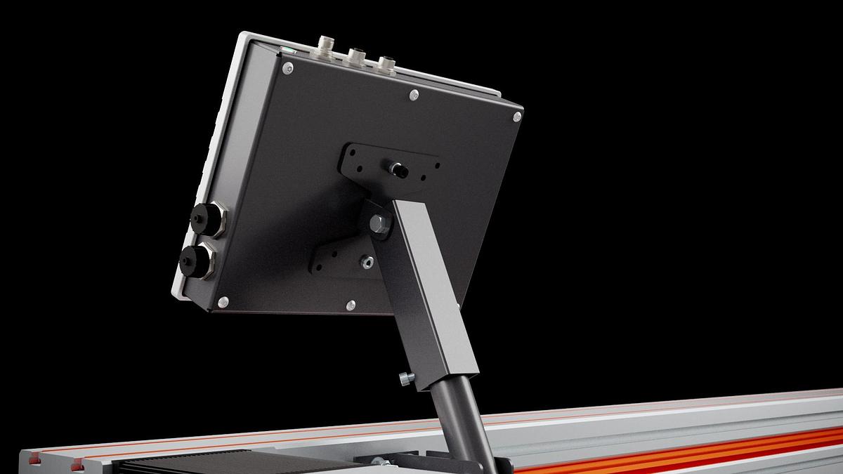 TigerStop 10’ 110V Automated Stop Positioner and Material Pusher with Table Package TS10-PKG