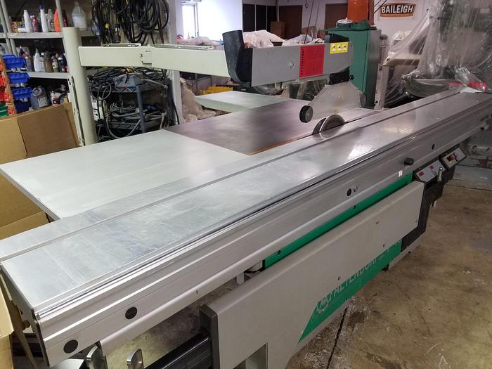 Used Altendorf F45 Sliding Table, 2000, Tilting Arbor Panel Saw, 10Ft Cap., 3PH