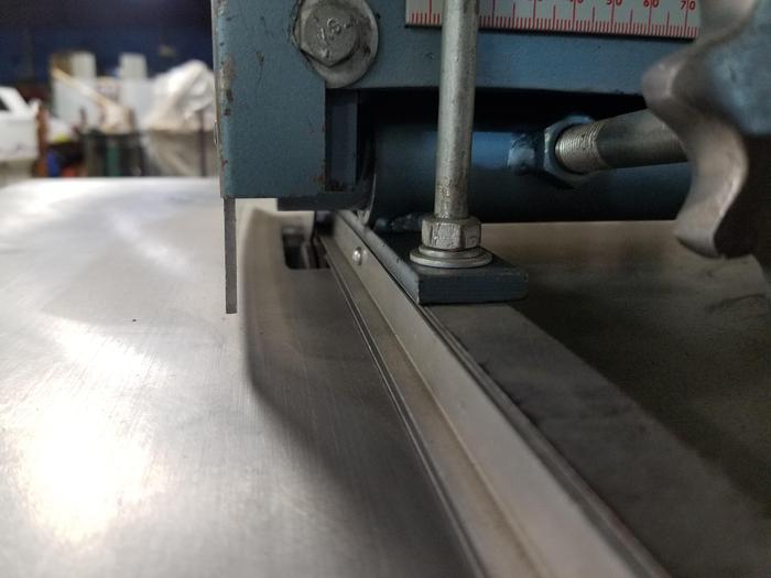 Used Mar-Bel DLS-36, 36" Capacity Laminate Slitter, 115V, 1PH