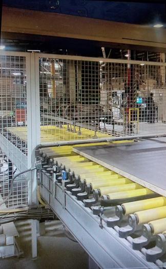 Used Mahros Vacuum Panel Stacker / Loader, 220lb Cap., 2004, 32 Cup Double Row Head