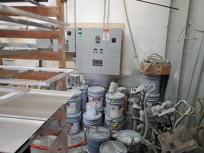 Used 2 Spray Booths, Plus Air Make-up Unit, Ducting Package