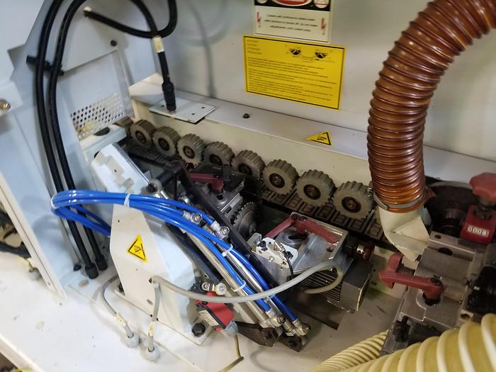 Used Brandt KD56 Edgebander, 0.4-3mm Coil/Strip Cap., 2002, Cleaned, Checked