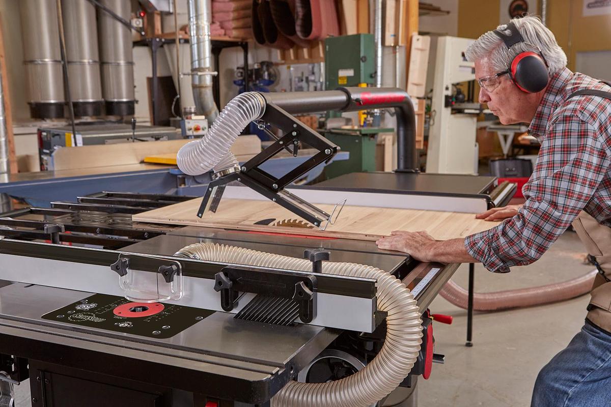 Sawstop ICS51230-36, 10" Industrial Table Saw, 36" Fence and Rails, 5HP, Single Phase, 230V