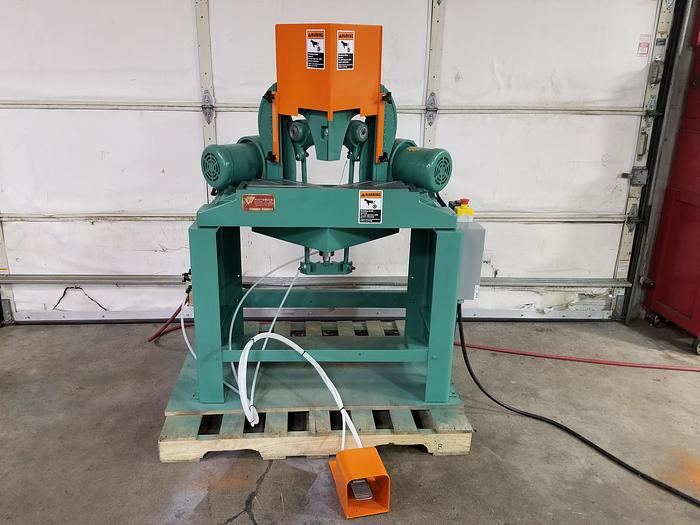 Refurbished Pistorius MN-200 Double Miter Saw, 12" Blade Cap. 2 5/8" x 3 5/16" Cutting Cap.