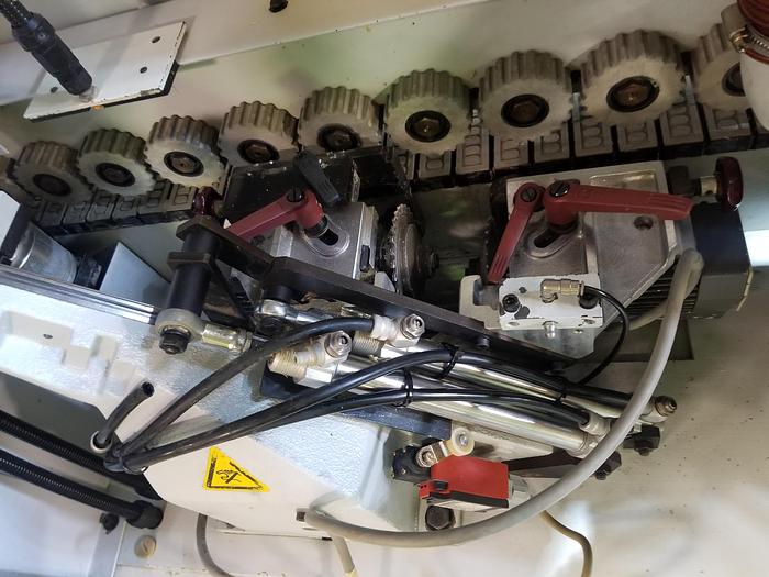 Used Brandt KD56 Edgebander, 0.4-3mm Coil/Strip Cap., 2002, Cleaned, Checked