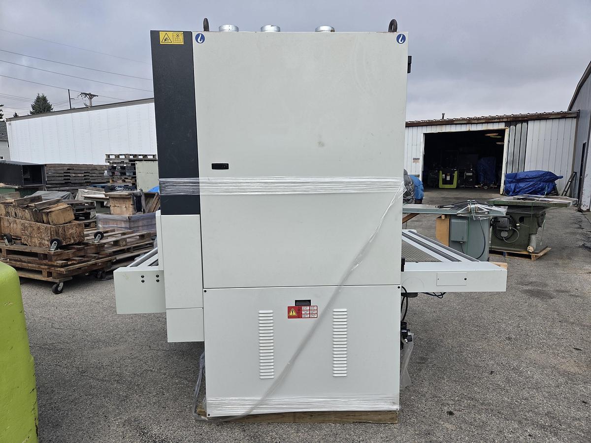 Used Viet 51" Widebelt Sander, 2013, 3 Heads, Model S2 333 2620, Steel Drum, Coated Drum, Combo Platen Head, Vacuum Bed