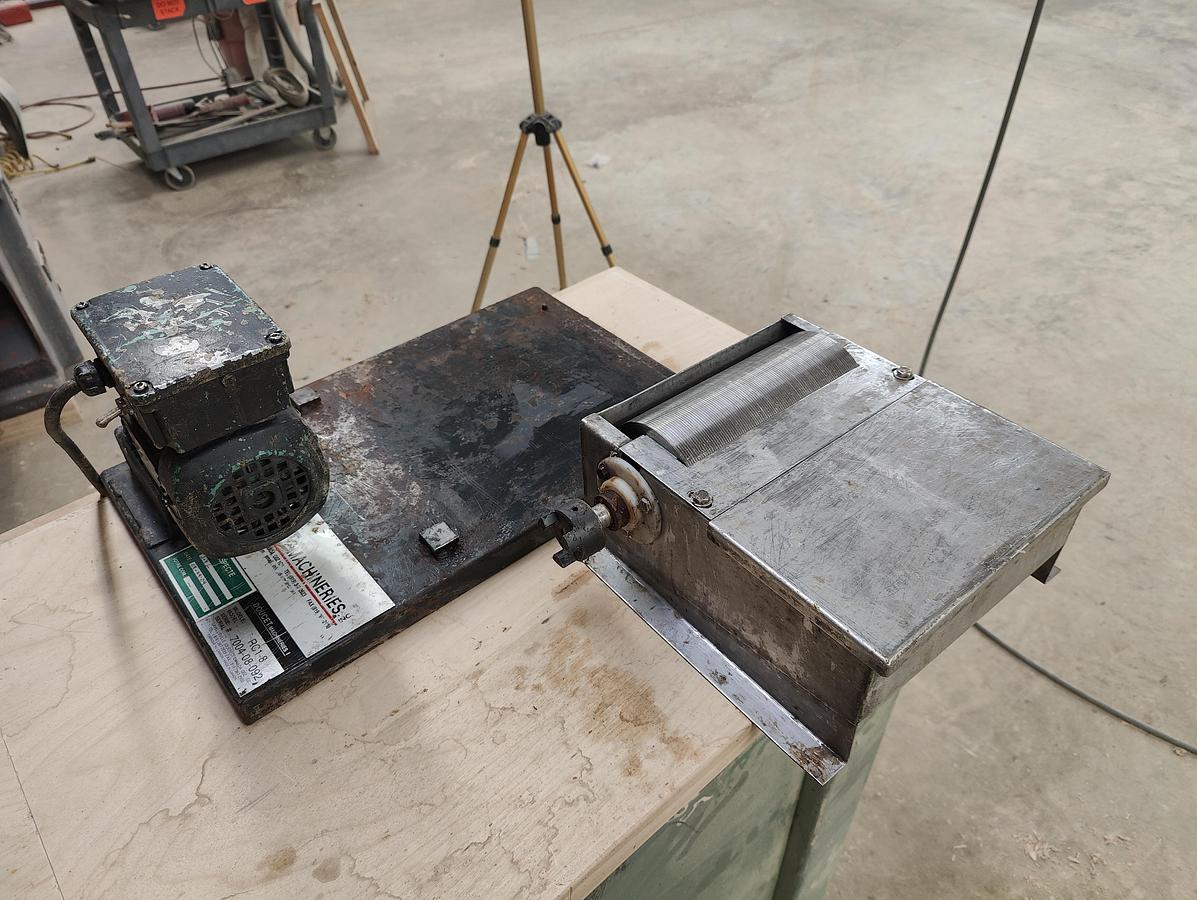 Used Doucet RC Stock Glue Spreader, 1PH, Cleaned, Checked