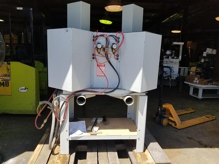 Used Pistorius MN-302S, 14" Toe Kick / Notching Saw, High Capacity Rail Style Heads, Reconditioned, 3PH