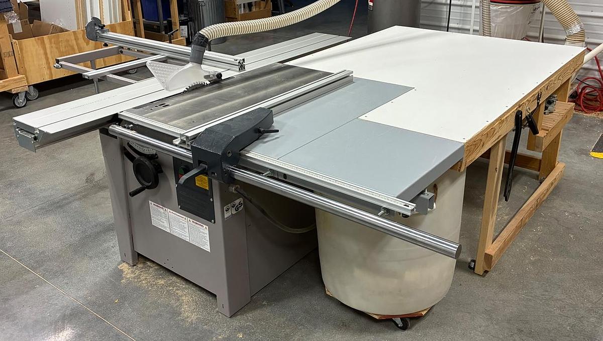 Used Hammer K3 Winner Sliding Table Saw with 2050MM Cap, 4HP, 1300MM Crosscut Fence Cap. 315MM Blade Cap.