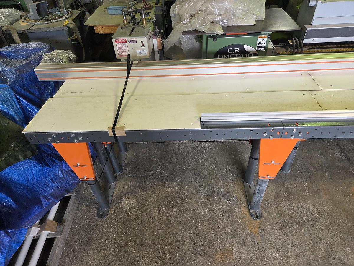 Used Tigerstop TS10, 2021, 10Ft Capacity Digital Measuring Tool / Stop, 115V, 1PH, Tables, Legs, Tablet