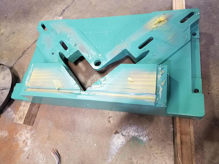 Refurbished Pistorius Rebuilt MN-300, 14" Blade Cap. Double Miter Saw, 3PH