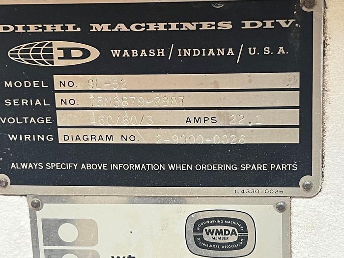 Used Diehl 16" Straight Line Rip Saw