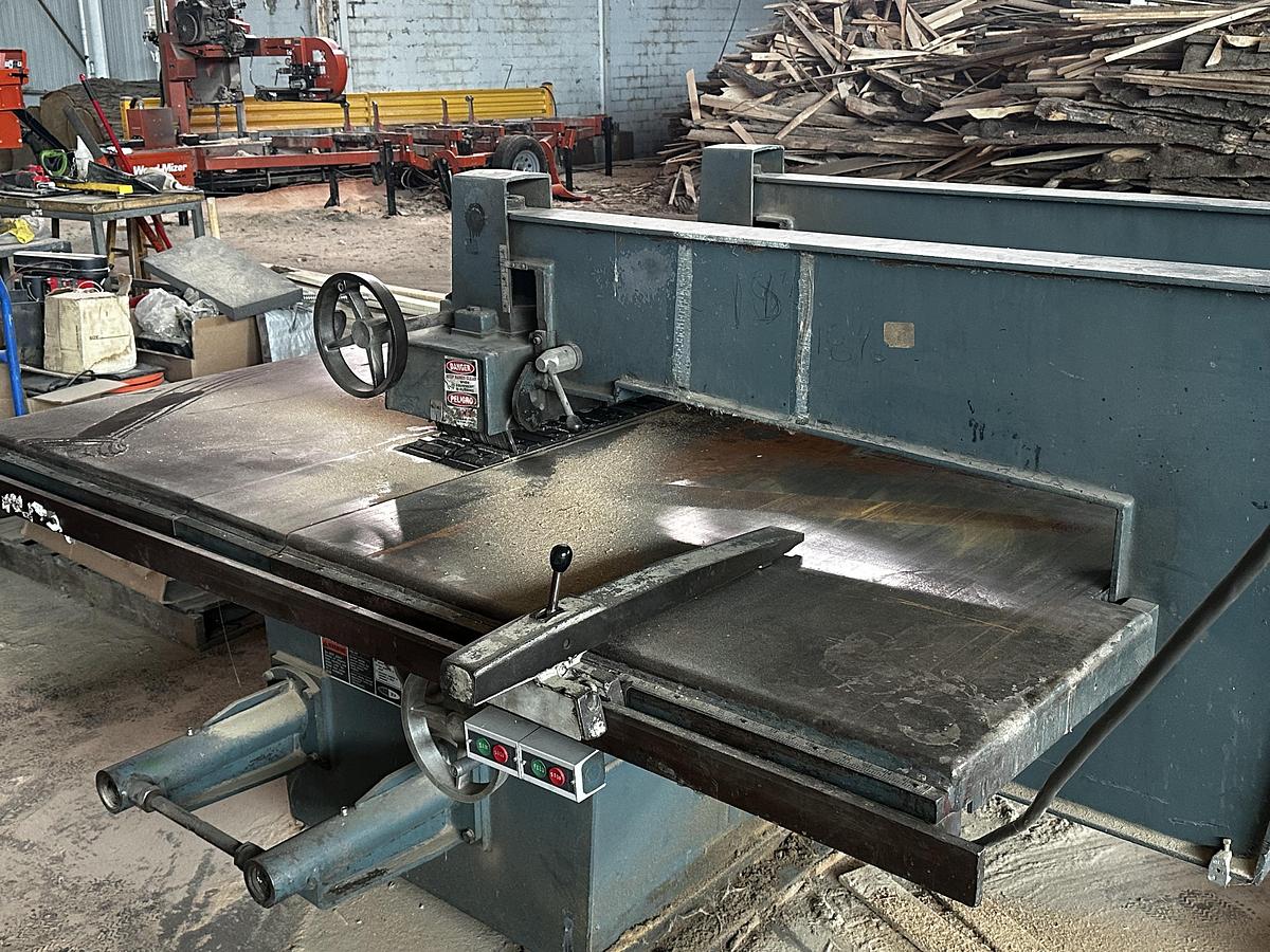 Used Diehl 18" Straight Line Rip Saw, SL-52, 15HP, 480V, 3PH, 4 1/4" Thickness Capacity