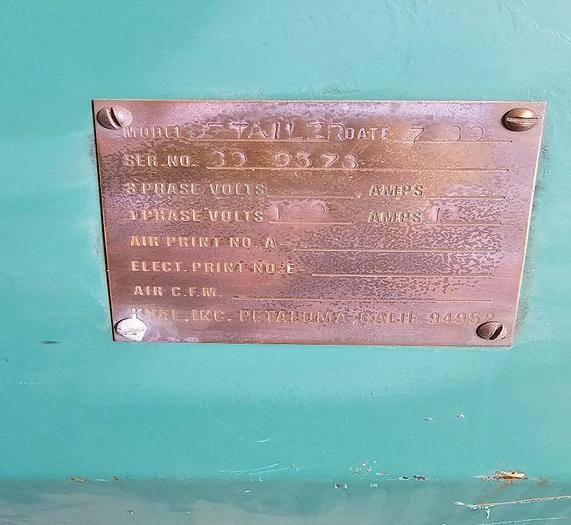 Used Kval Detailer Machine, 1989, 120V, 1Phase