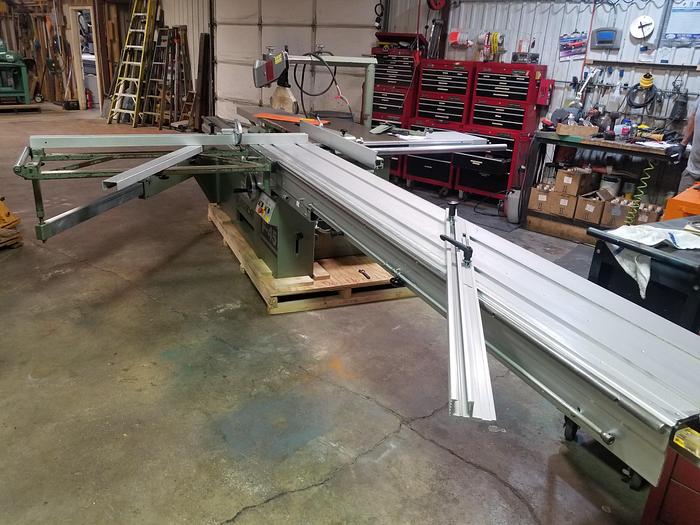 Used Altendorf F45 Sliding Table, Tilting Arbor Panel Saw, 10Ft Cap., 3PH
