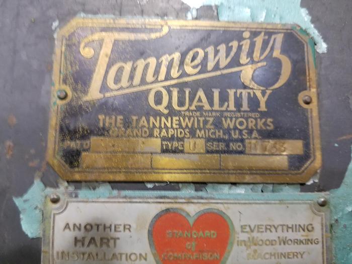 Used Tannewitz Model U Table Saw