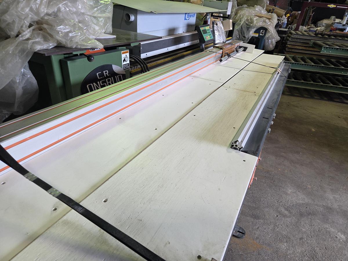 Used Tigerstop TS10, 2021, 10Ft Capacity Digital Measuring Tool / Stop, 115V, 1PH, Tables, Legs, Tablet