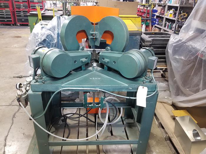Refurbished Pistorius MN-100 Double Miter Saw, 10" Blade Cap., (2) 1.5HP motors, Refurbished